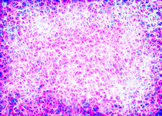 illustration of abstract background blurred magic neon lights