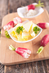 radish and butter