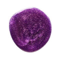 Blot of purple nail polish