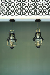 Lighting decor, vintage style