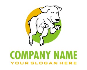 dog pet logo image vector