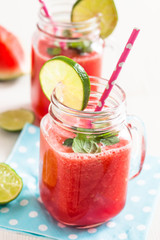 Watermelon and lime drink