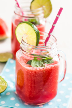 Watermelon And Lime Drink