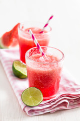 Watermelon and lime drink