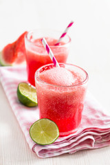 Watermelon and lime drink
