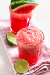 Watermelon and lime drink