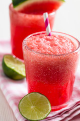 Watermelon and lime drink