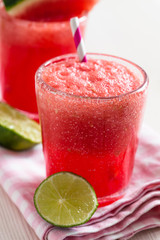 Watermelon and lime drink