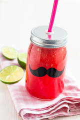 Watermelon and lime drink
