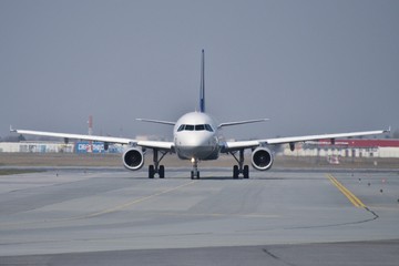 Lufthansa plane - obrazy, fototapety, plakaty