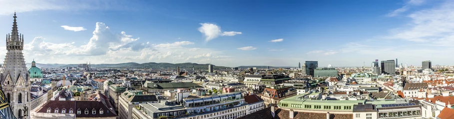 Raamstickers Panoramisch uitzicht over Wenen © travelview