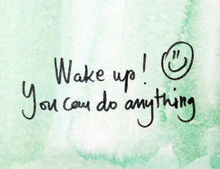 motivational message wake up