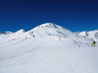 ski slope in the Italian Alps