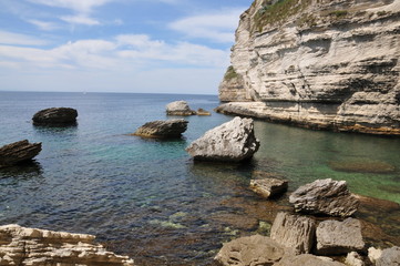 Fototapeta na wymiar Bunifaziu, Bonifacio, Corse