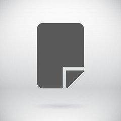 Flat New Document Vector Open File Symbol Background