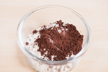 mixing ingredients