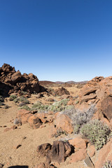 desert, volcanic landscape - teide, tenerife,