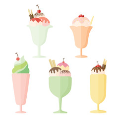 Ice Cream icons set