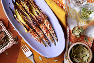 cuban corn served as spanish tapas