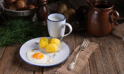 Dill potato with buttermilk