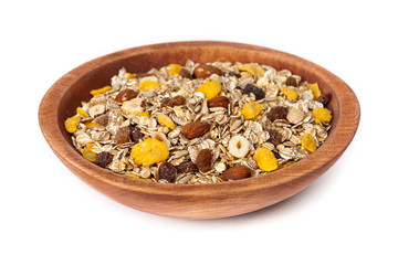 Cereal Muesli Breakfast. Selective focus.