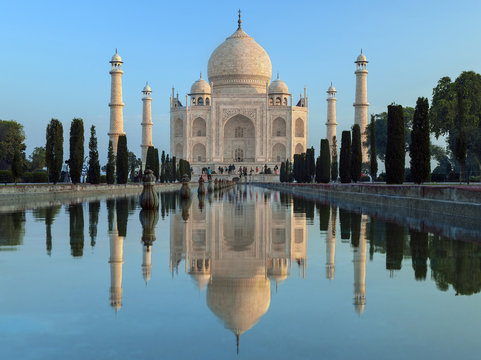 Taj Mahal at Dawn - Agra - India