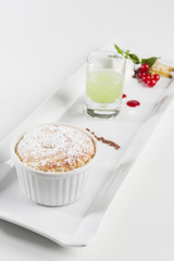 Still life with Chocolate chip and butter cookies with black boa