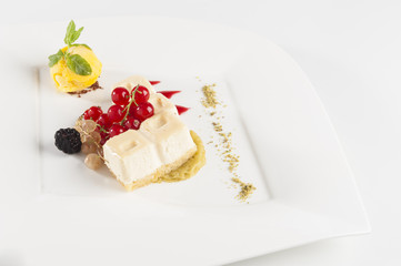 Still life with Chocolate chip and butter cookies with black boa