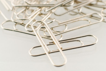 Fototapeta premium Paper clip isolated