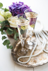 vintage wedding decor 