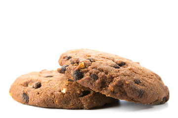 Homemade cookies, isolated on white