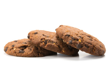 Homemade cookies, isolated on white