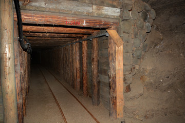 Corridor in Wieliczka Salt Mine