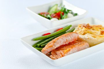 Amleto with salmon