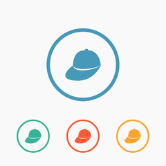 Baseball cap - Vector icon isolated