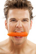 Man With Carrot