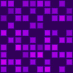 Light and dark squares on dark purple background