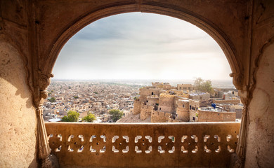 Jaisalmer fort and City view