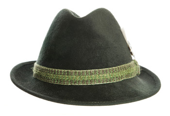 Green Tyrolean Ocktoberfest Bavarian hat