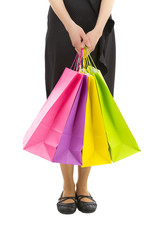 Colourful shopping bags