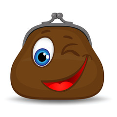 Funny purse winks
