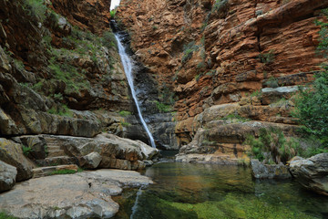 Fototapeta premium Waterfall in Meiringspoort Pass