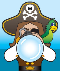 Pirate with Telescope