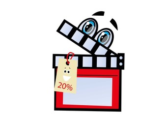 sprzedaż,ikona,klaps,film,sklep,firma,marketing,reklama