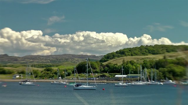 Dunstaffnage marina timelapse - Scotland