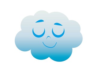 chmura, pogoda, spokojna pogoda, błękitne niebo