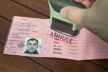 permis de conduire annulé