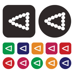 Arrow icon / isolated arrow icon / Vector