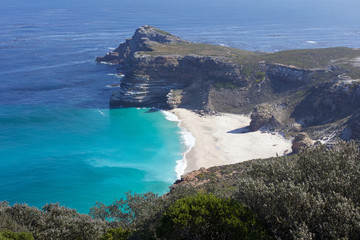 View of Cape of Good Hope in South Africa