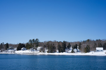 Waterfront of Searsport, Maine